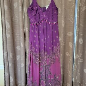 Jessica London Purple Maxi Sundress for Weddings